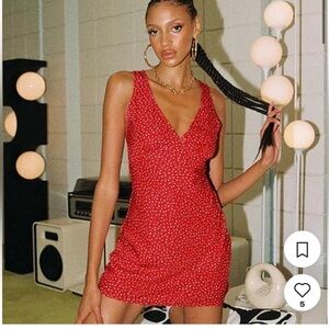 PRINCESS POLLY MINI RED DRESS